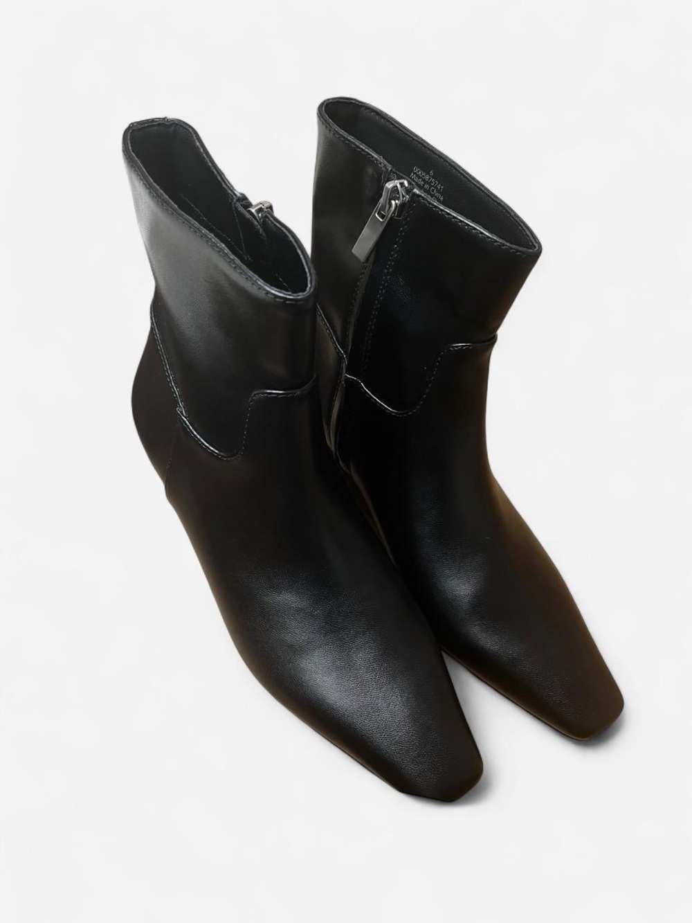 New Free People Black Women's Ankle Boots with Side Zip Size 6